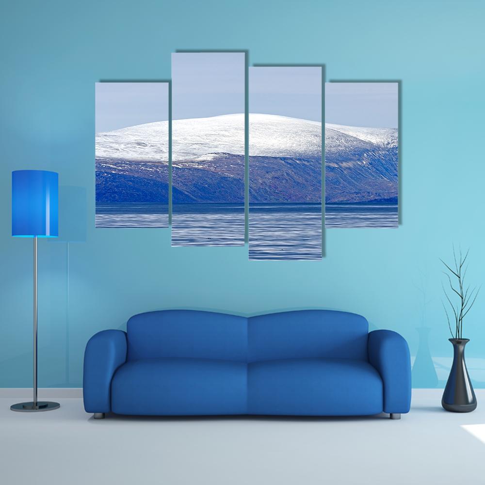 Lonely Rocks In Baffin Island Canvas Wall Art-4 Pop-Gallery Wrap-50" x 32"-Tiaracle