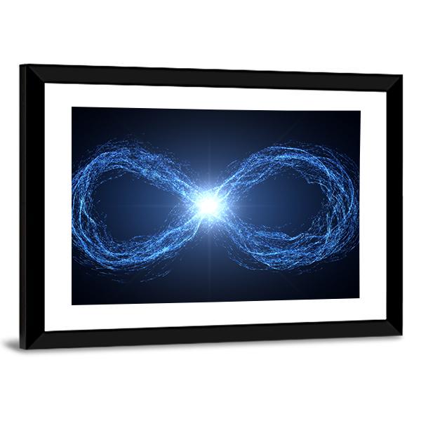 Loop Of Moving Energy Canvas Wall Art-3 Horizontal-Gallery Wrap-25" x 16"-Tiaracle