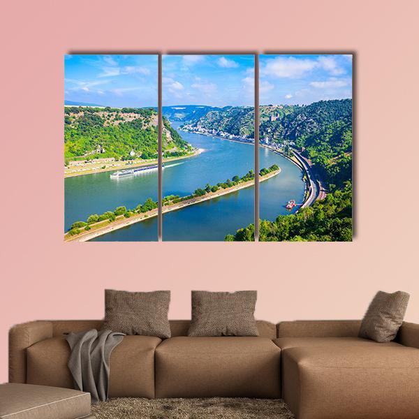 Rhineland-Palatinate Germany Canvas Wall Art-3 Horizontal-Gallery Wrap-37" x 24"-Tiaracle