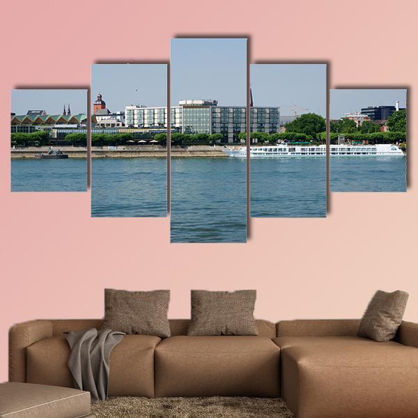 Luxury Hilton Hotel Canvas Wall Art-5 Star-Gallery Wrap-62" x 32"-Tiaracle