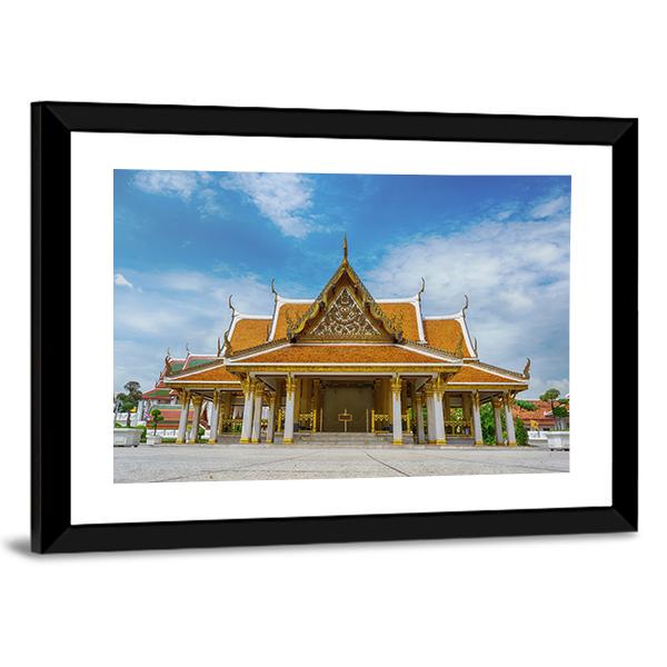 Mahajetsadabodin Royal Pavilion Canvas Wall Art-5 Horizontal-Gallery Wrap-22" x 12"-Tiaracle