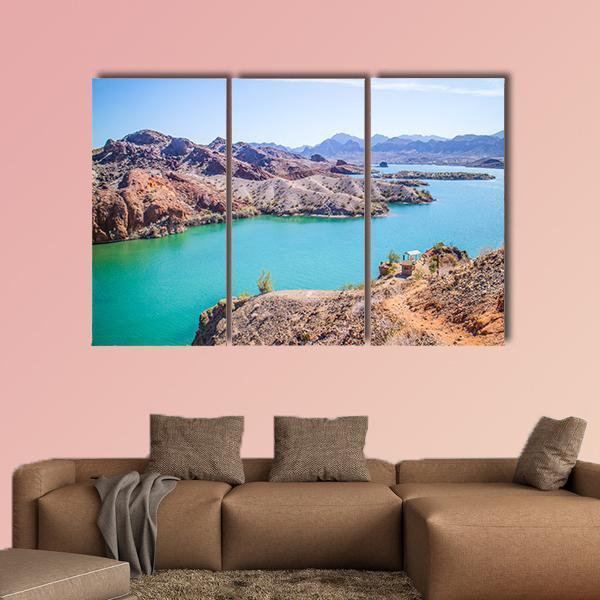 Balanced Rock Cove Canvas Wall Art-3 Horizontal-Gallery Wrap-37" x 24"-Tiaracle