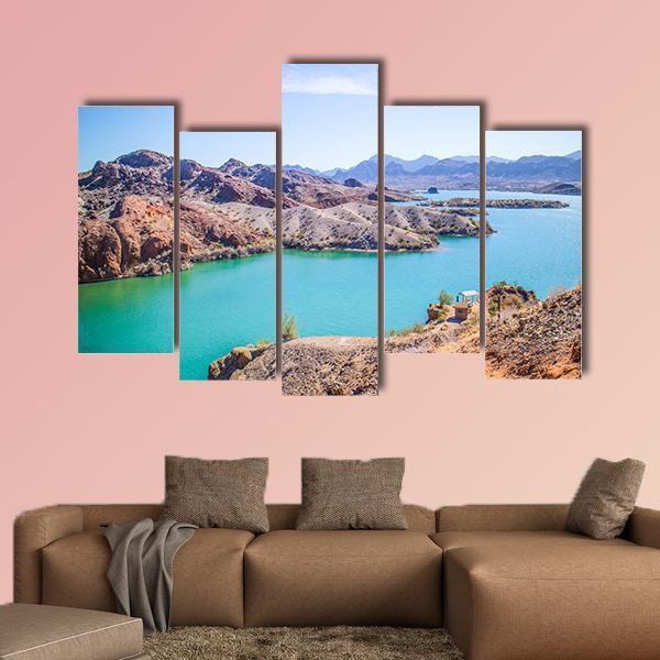 Balanced Rock Cove Canvas Wall Art-5 Pop-Gallery Wrap-47" x 32"-Tiaracle