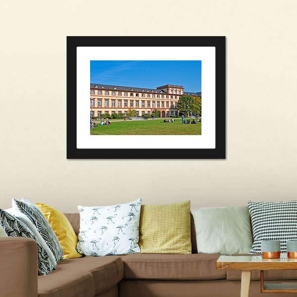 Mannheim University Germany Canvas Wall Art-3 Horizontal-Gallery Wrap-25" x 16"-Tiaracle