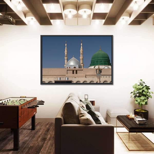 Masjid Al-Haram Canvas Wall Art-5 Horizontal-Gallery Wrap-22" x 12"-Tiaracle