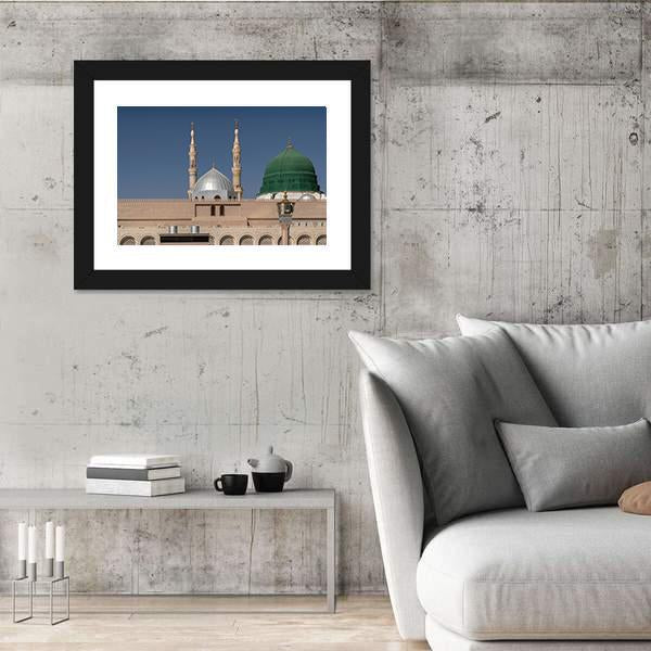 Masjid Al-Haram Canvas Wall Art-5 Horizontal-Gallery Wrap-22" x 12"-Tiaracle