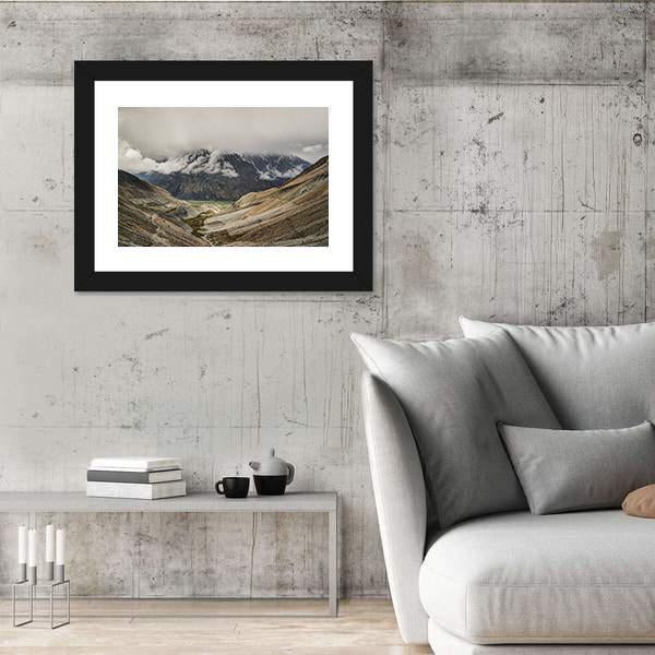 Mastuj River & Valley Canvas Wall Art-5 Horizontal-Gallery Wrap-22" x 12"-Tiaracle