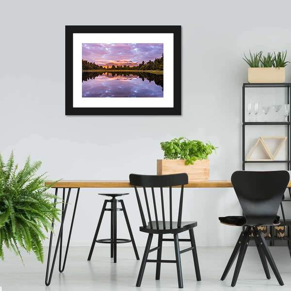 Matheson Lake Canvas Wall Art-3 Horizontal-Gallery Wrap-25" x 16"-Tiaracle