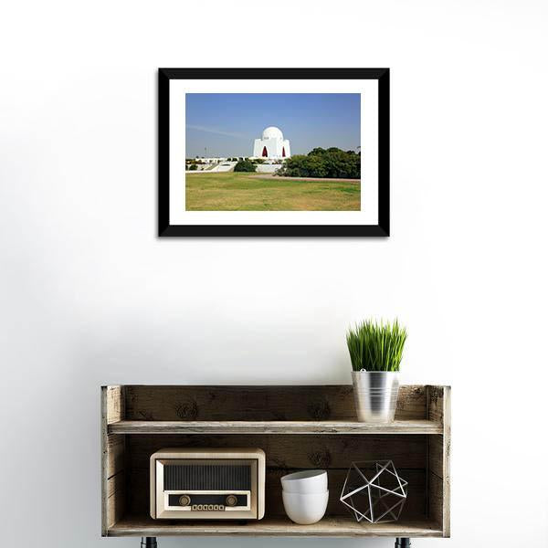 Mazar-E-Quaid Pakistan Panoramic Canvas Wall Art-1 Piece-36" x 12"-Tiaracle