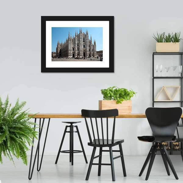 Milan Cathedral Canvas Wall Art-3 Horizontal-Gallery Wrap-25" x 16"-Tiaracle