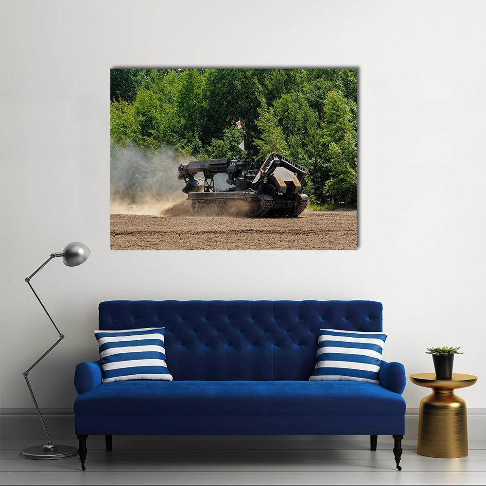 Military Tank Russia Canvas Wall Art-1 Piece-Gallery Wrap-36" x 24"-Tiaracle