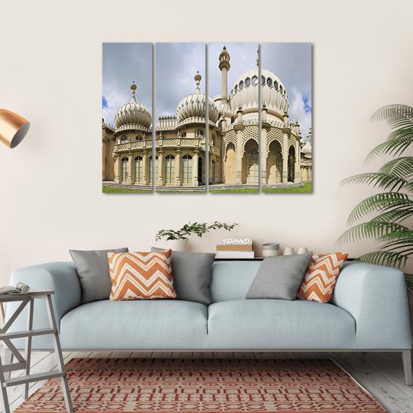Mogul Inspired Regency England Canvas Wall Art-4 Horizontal-Gallery Wrap-34" x 24"-Tiaracle