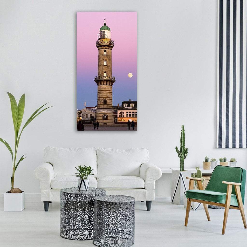 Warnemunde Rostock Germany Vertical Canvas Wall Art-1 Vertical-Gallery Wrap-12" x 24"-Tiaracle