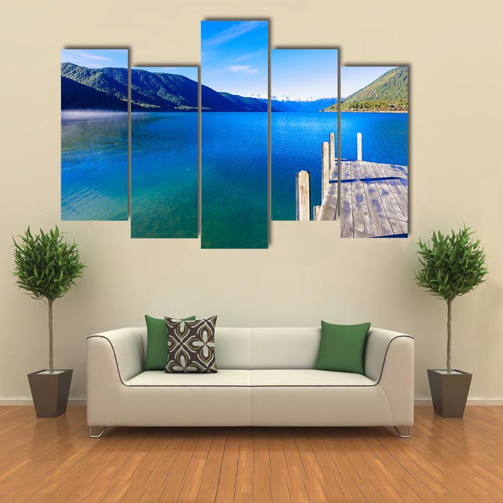 Nelson Lake Wisconsin Canvas Wall Art-5 Pop-Gallery Wrap-47" x 32"-Tiaracle