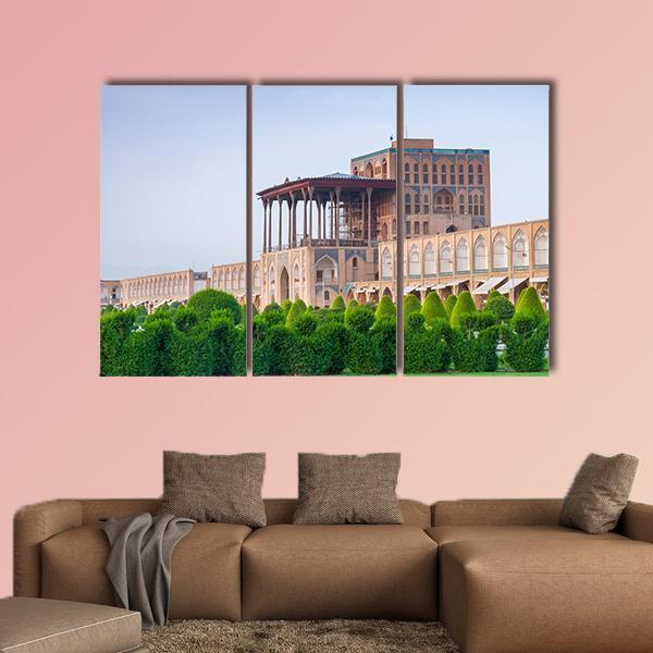 Aali Qapu Palace Canvas Wall Art-3 Horizontal-Gallery Wrap-25" x 16"-Tiaracle