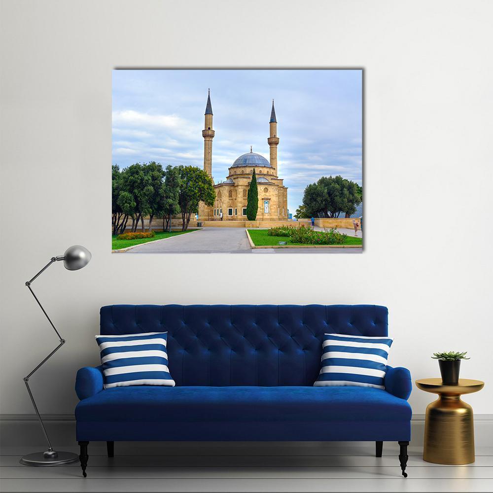 Mosque Of Martyrs Canvas Wall Art-1 Piece-Gallery Wrap-36" x 24"-Tiaracle