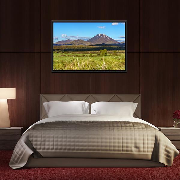 Mount Ngauruhoe Tongariro Canvas Wall Art-3 Horizontal-Gallery Wrap-25" x 16"-Tiaracle