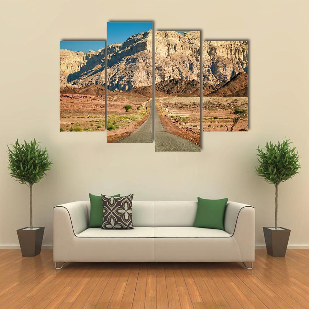 Timna Park Israel Canvas Wall Art-4 Pop-Gallery Wrap-50" x 32"-Tiaracle