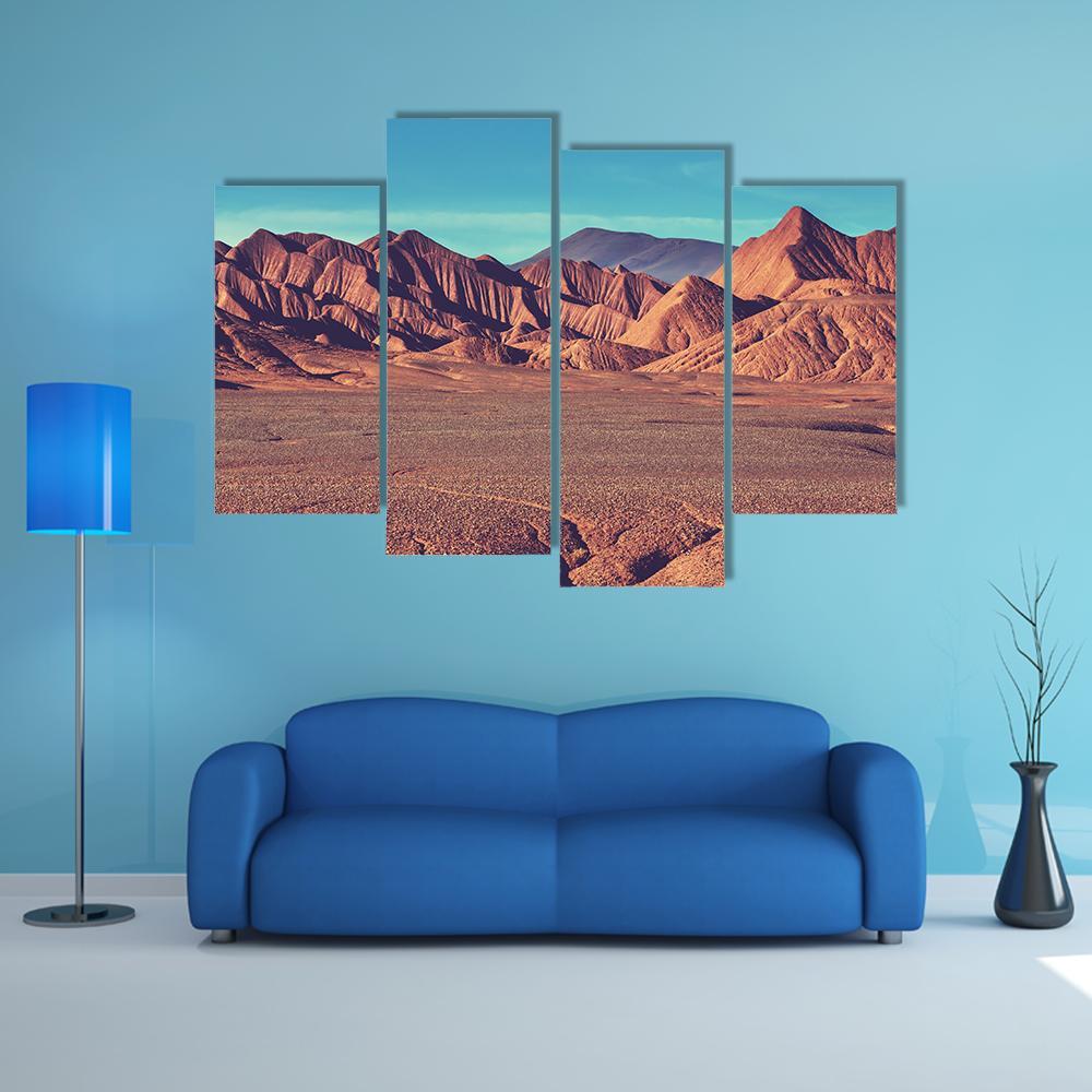 Mountain Plateau La Puna Canvas Wall Art-4 Pop-Gallery Wrap-50" x 32"-Tiaracle
