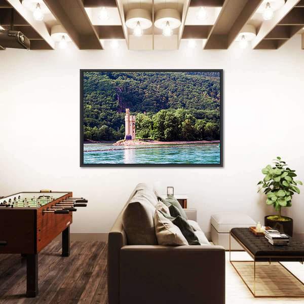 Mouse Tower Germany Vertical Canvas Wall Art-3 Vertical-Gallery Wrap-12" x 25"-Tiaracle