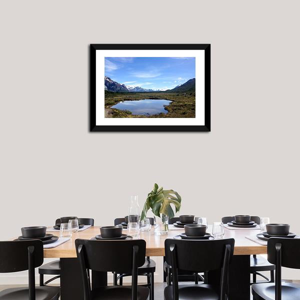 Mt Fitz Roy Canvas Wall Art-3 Horizontal-Gallery Wrap-25" x 16"-Tiaracle