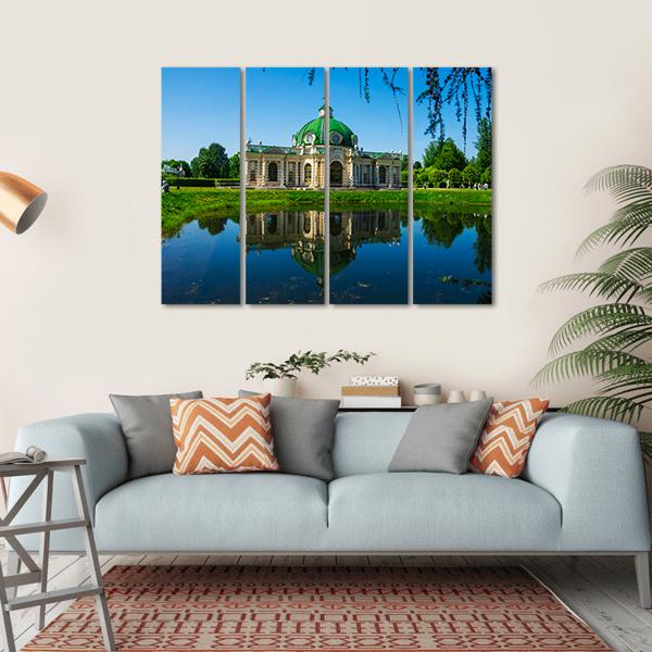 Museum Kuskovo Russia Canvas Wall Art-4 Horizontal-Gallery Wrap-34" x 24"-Tiaracle