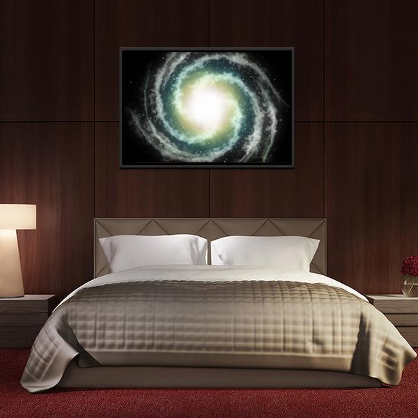 Nebula In Sky Canvas Wall Art-3 Horizontal-Gallery Wrap-25" x 16"-Tiaracle