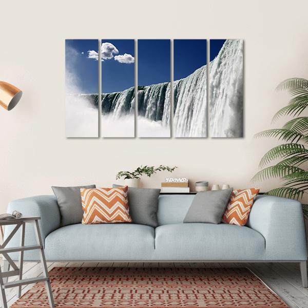 Niagara Falls In Ontario Canada Canvas Wall Art-5 Horizontal-Gallery Wrap-22" x 12"-Tiaracle