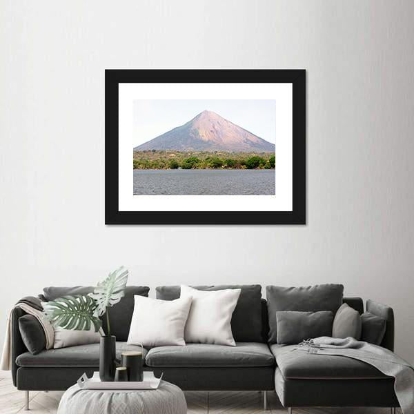 Nicaragua Lake Canvas Wall Art-3 Horizontal-Gallery Wrap-25" x 16"-Tiaracle