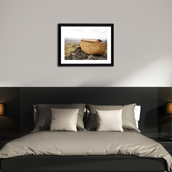 Noah's Ark Model Canvas Wall Art-5 Horizontal-Gallery Wrap-22" x 12"-Tiaracle