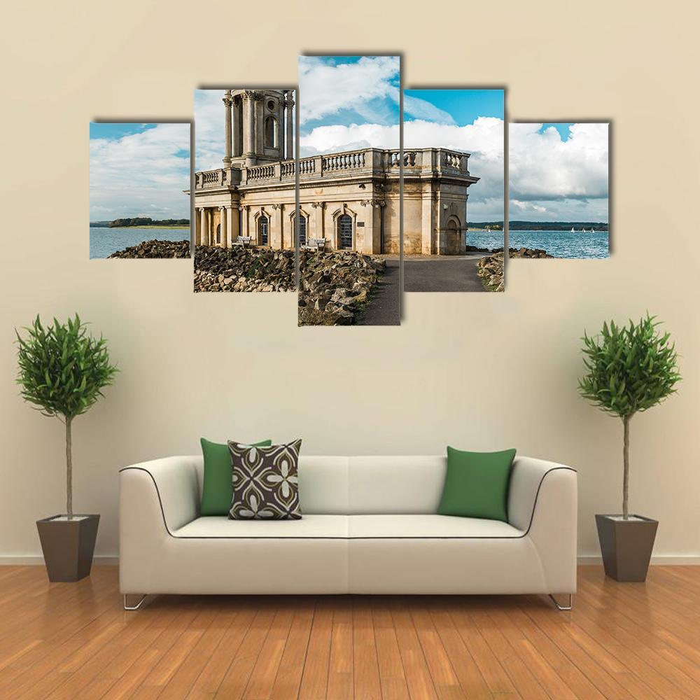 Normanton Church Canvas Wall Art-5 Star-Gallery Wrap-62" x 32"-Tiaracle