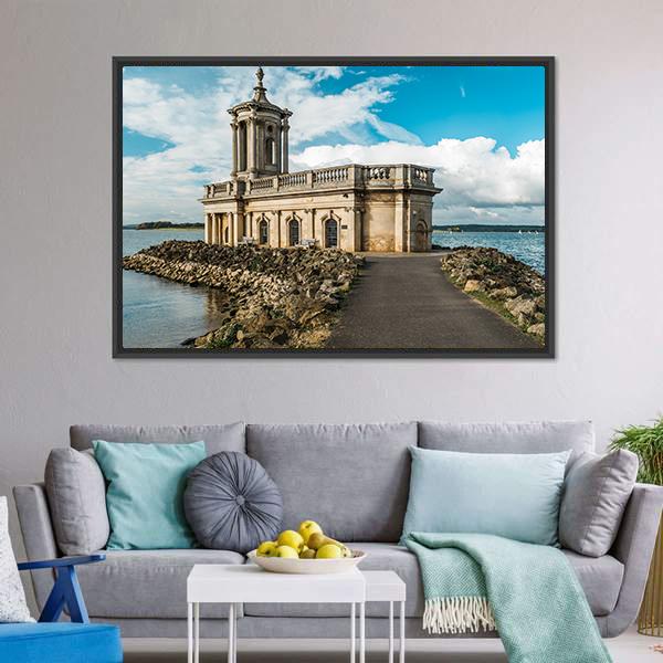 Normanton Church Canvas Wall Art-3 Horizontal-Gallery Wrap-25" x 16"-Tiaracle