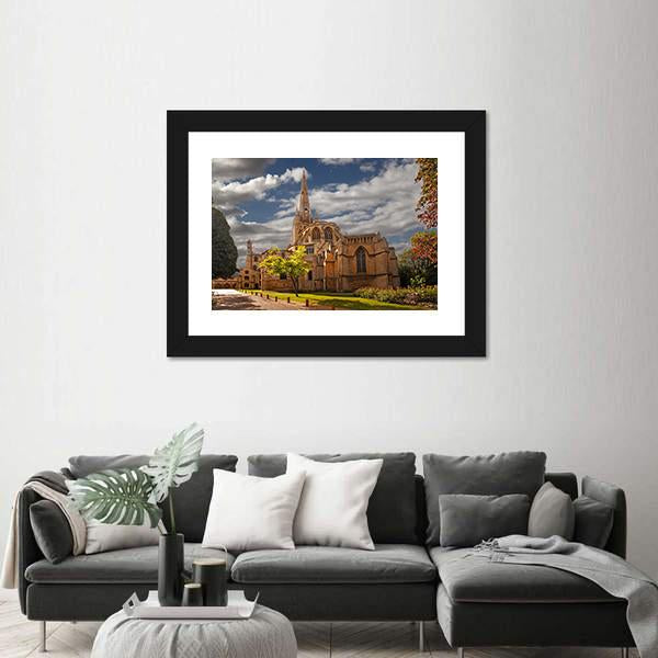 Norwich Cathedral Canvas Wall Art-3 Horizontal-Gallery Wrap-25" x 16"-Tiaracle