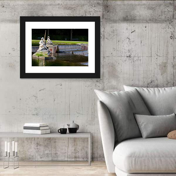Nymphenburg In Germany Canvas Wall Art-3 Horizontal-Gallery Wrap-25" x 16"-Tiaracle