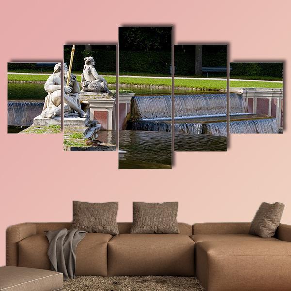 Nymphenburg In Germany Canvas Wall Art-5 Star-Gallery Wrap-62" x 32"-Tiaracle