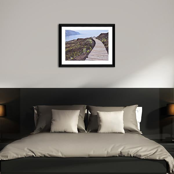 Ocean Coast's View Canvas Wall Art-3 Horizontal-Gallery Wrap-25" x 16"-Tiaracle