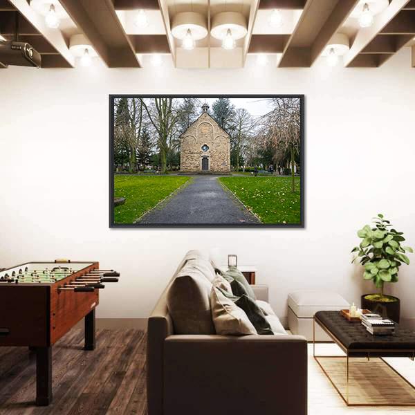 Old Cemetery In Bonn Canvas Wall Art-3 Horizontal-Gallery Wrap-25" x 16"-Tiaracle