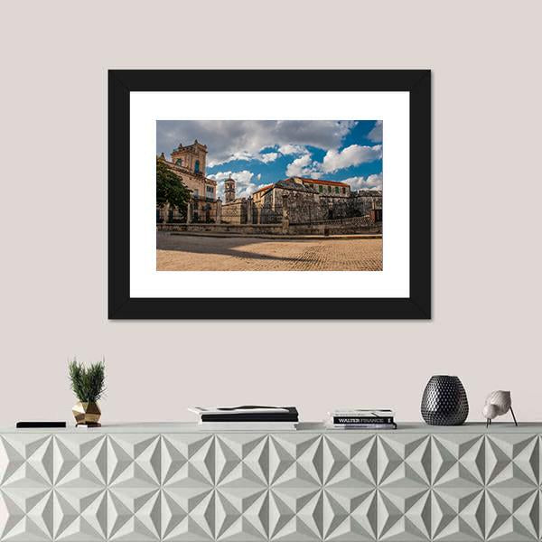 Old Fortress Castle Havana Canvas Wall Art-3 Horizontal-Gallery Wrap-25" x 16"-Tiaracle