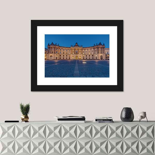 Old Historic Building Berlin Canvas Wall Art-1 Piece-Framed Print-20" x 16"-Tiaracle