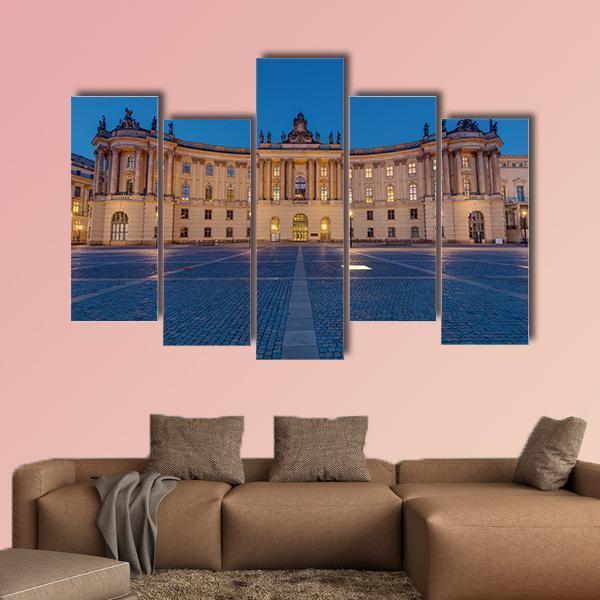 Old Historic Building Berlin Canvas Wall Art-5 Pop-Gallery Wrap-47" x 32"-Tiaracle