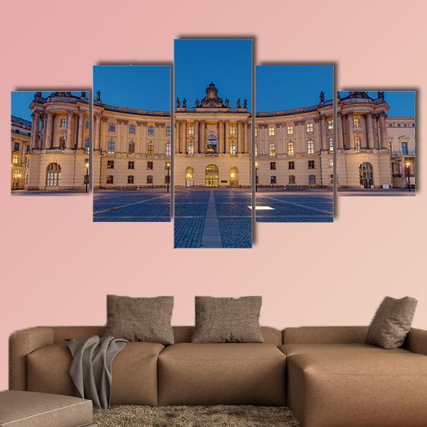 Old Historic Building Berlin Canvas Wall Art-5 Star-Gallery Wrap-62" x 32"-Tiaracle