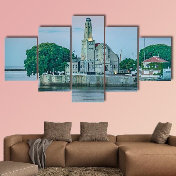 Old Style Buildings Buenos Aires Canvas Wall Art-5 Star-Gallery Wrap-62" x 32"-Tiaracle