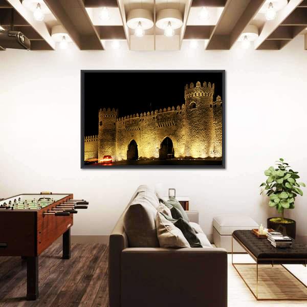 Old Town Gate In Baku Canvas Wall Art-3 Horizontal-Gallery Wrap-25" x 16"-Tiaracle
