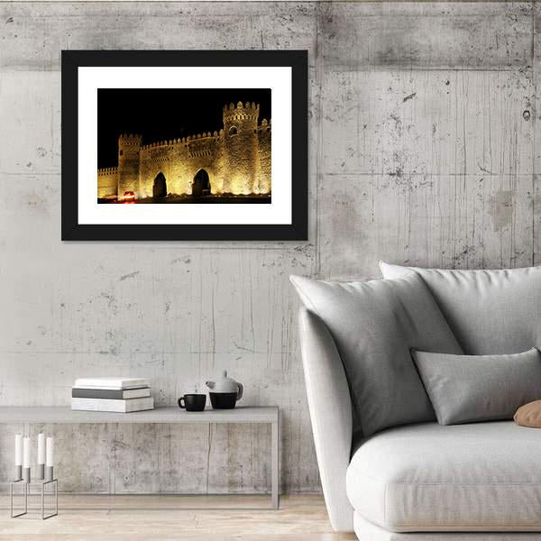 Old Town Gate In Baku Canvas Wall Art-3 Horizontal-Gallery Wrap-25" x 16"-Tiaracle