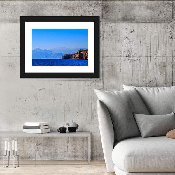 Old Town Kaleici Canvas Wall Art-3 Horizontal-Gallery Wrap-25" x 16"-Tiaracle