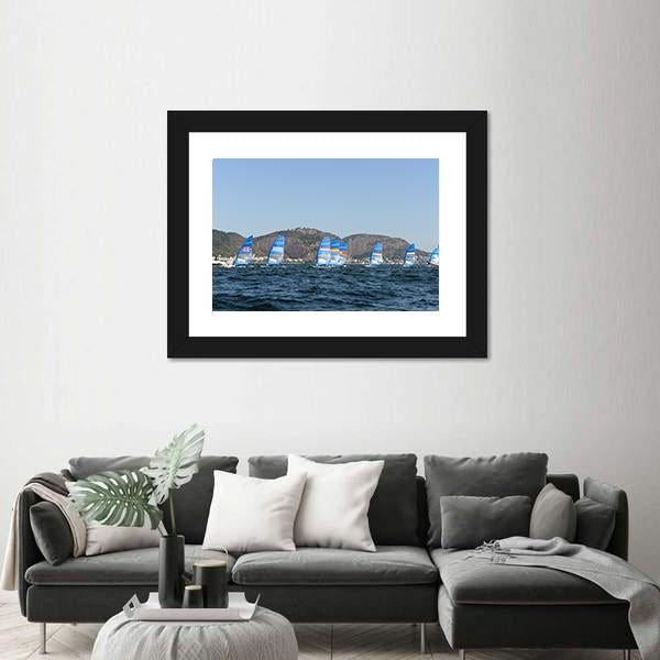 Olympics Games In Brazil Canvas Wall Art-3 Horizontal-Gallery Wrap-25" x 16"-Tiaracle