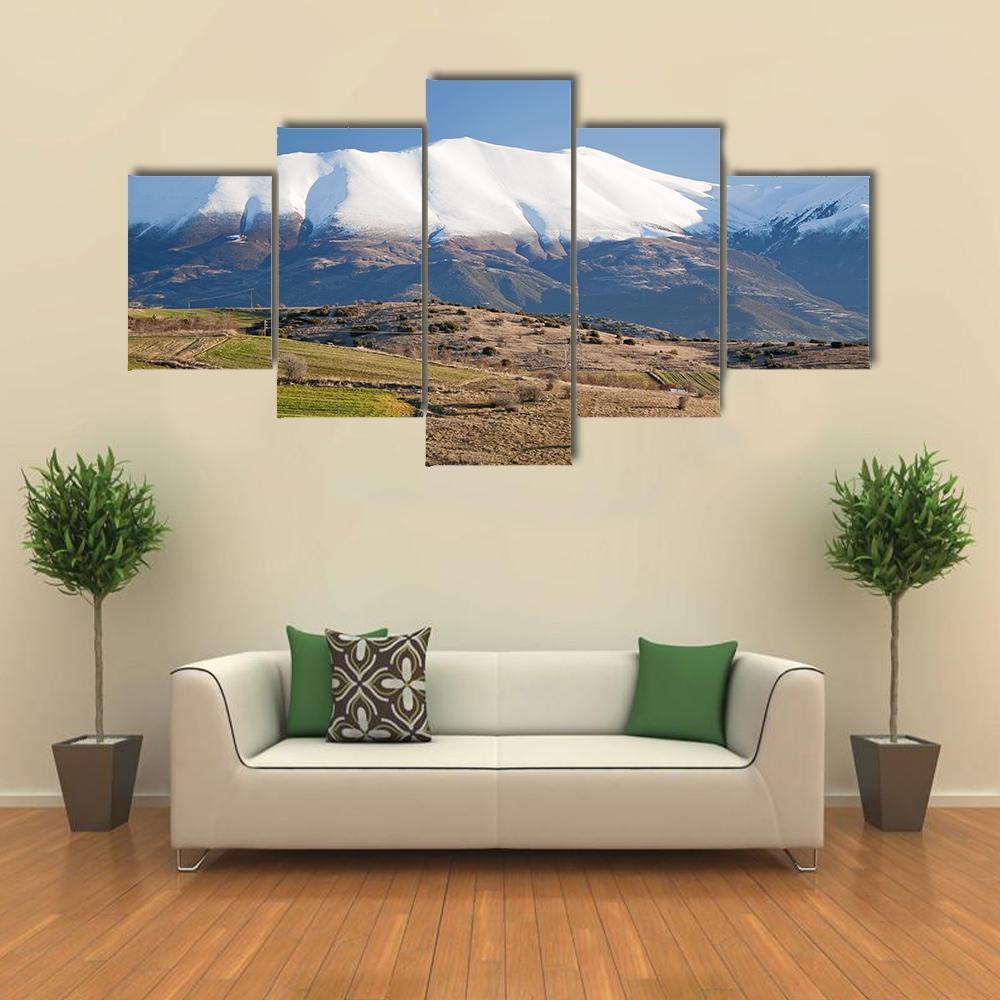 Olympus Mountain Canvas Wall Art-5 Star-Gallery Wrap-62" x 32"-Tiaracle