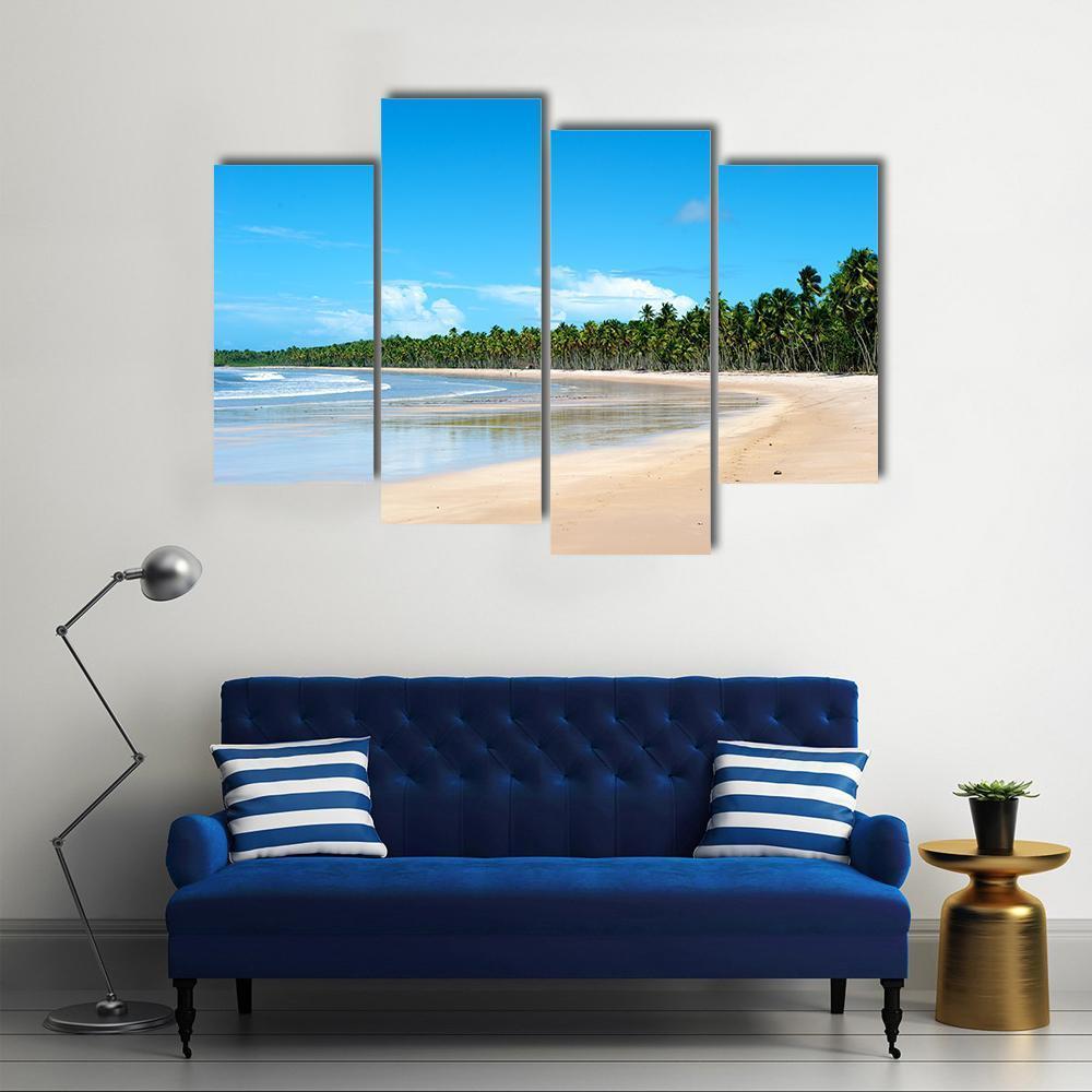 Paradise Beach In Ilha Do Boipeda Canvas Wall Art-4 Pop-Gallery Wrap-50" x 32"-Tiaracle
