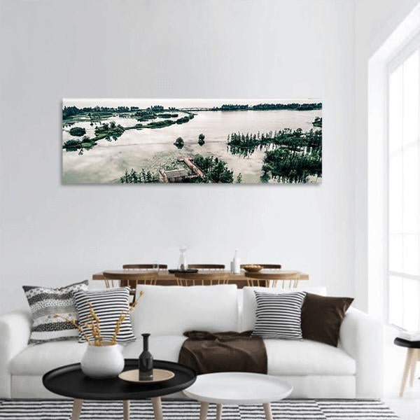 Park scenery in Canada Panoramic Canvas Wall Art-1 Piece-36" x 12"-Tiaracle
