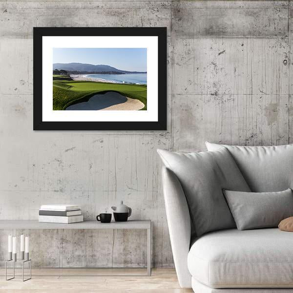 Pebble Beach Golf Course California Canvas Wall Art-3 Horizontal-Gallery Wrap-25" x 16"-Tiaracle